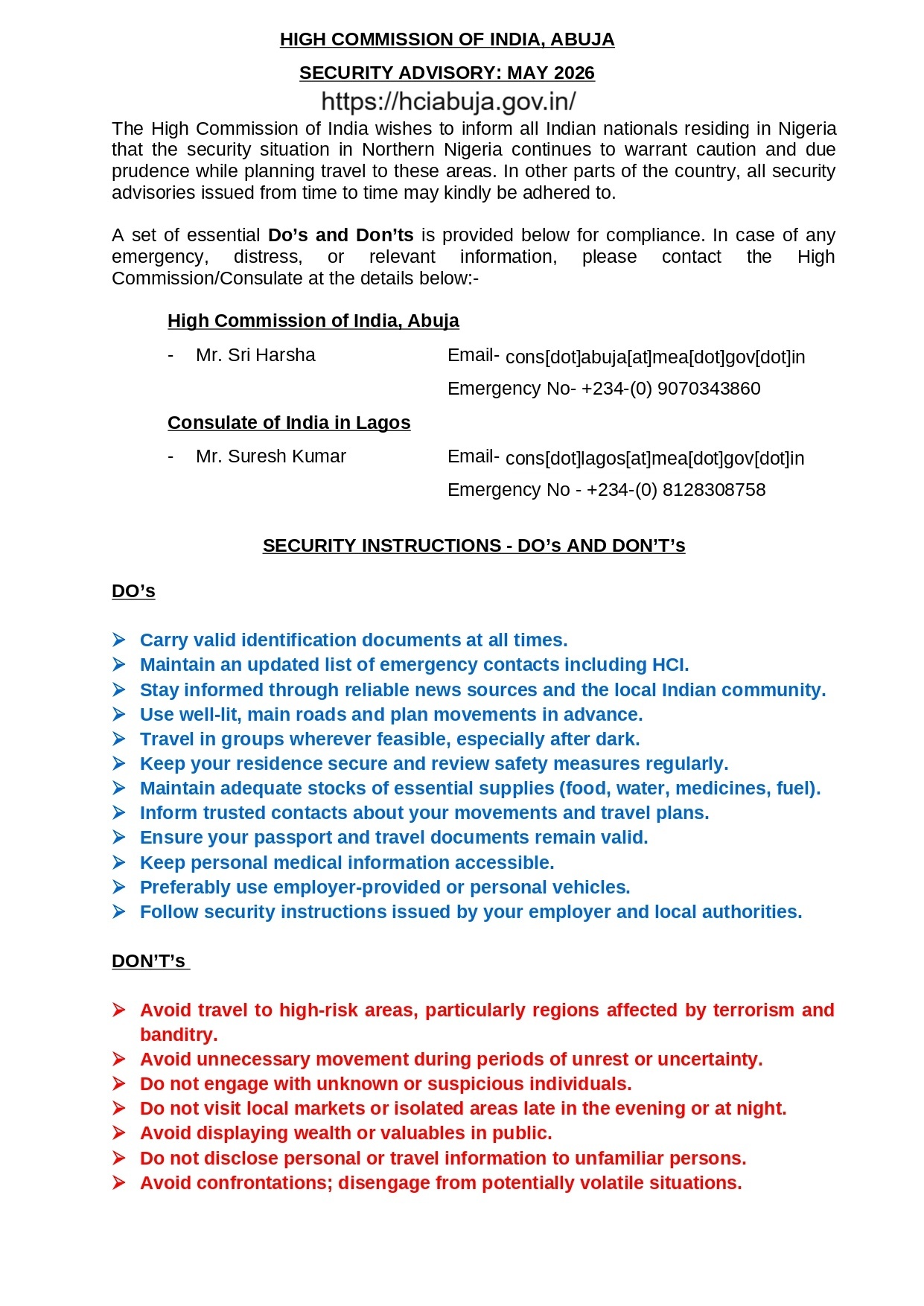 Security Advisory May 2026