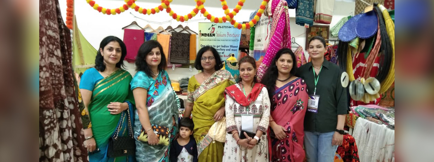 On 13-17 May 2024, High Commission of India, Abuja with Indian Women Empowerment Association (IEWA) showcased Indian textiles at the African Weaving Festival, Abuja.