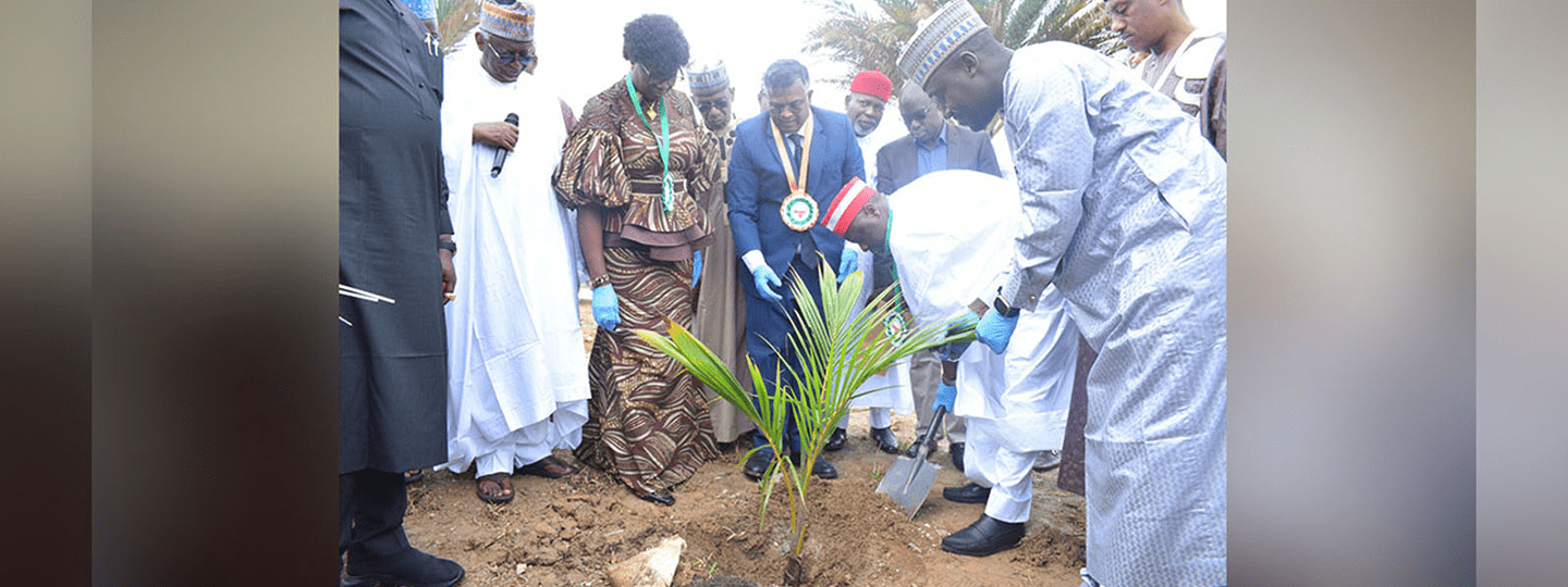  HCI, Abuja & Mewar International University organised tree plantation event at MIU, Nigeria campus on 24 July 2023