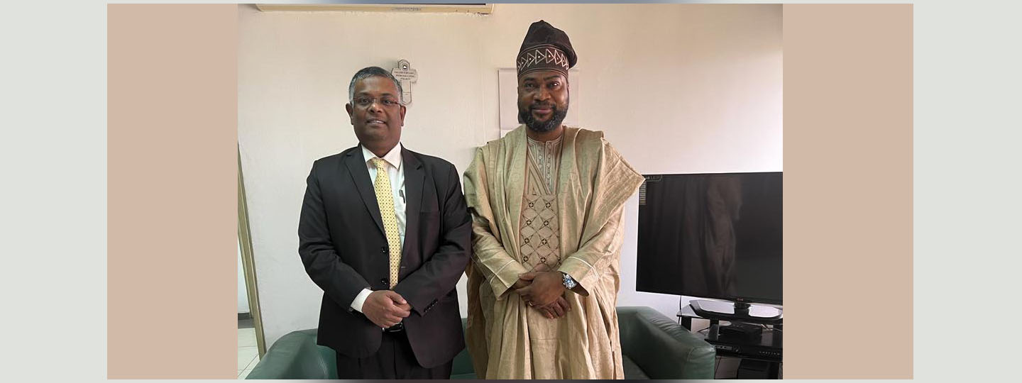  HC G. Balasubramanian met Amb. Bolaji Alade Akinremi, Director, Economy, Trade and Investment Department, MFA, Nigeria on 22 February, 2023