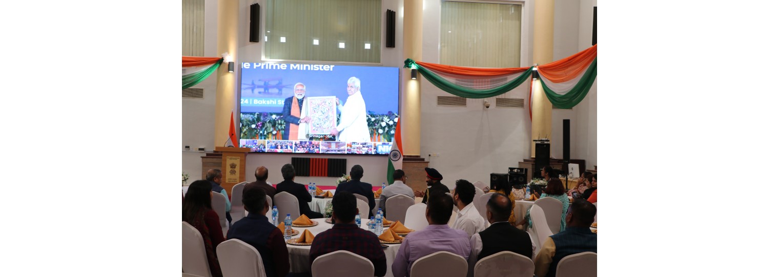 On March 7, 2024, HCI, Abuja, organized a live-streaming of “Chalo India-Global Diaspora Campaign” launched by Hon’ble PM Shri Narendra Modi at HCI, Abuja premises. Indian community in Abuja attended the event