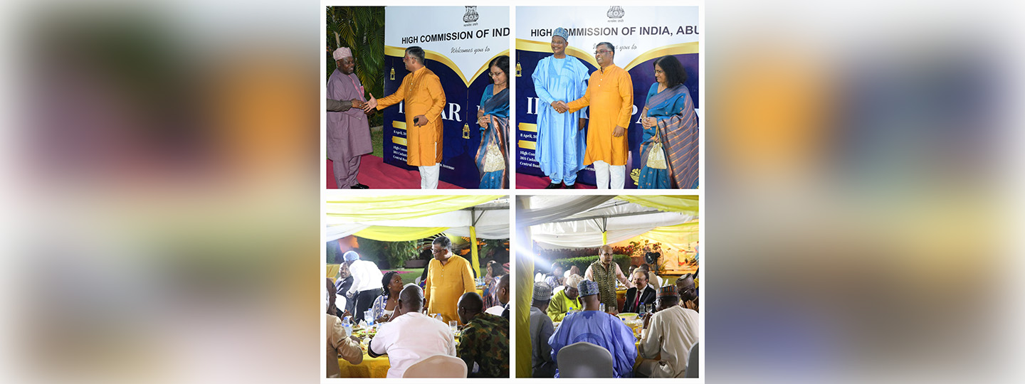 On 8 April 2024, High Commission of India, Abuja organized Iftaar Dinner at Chancery.