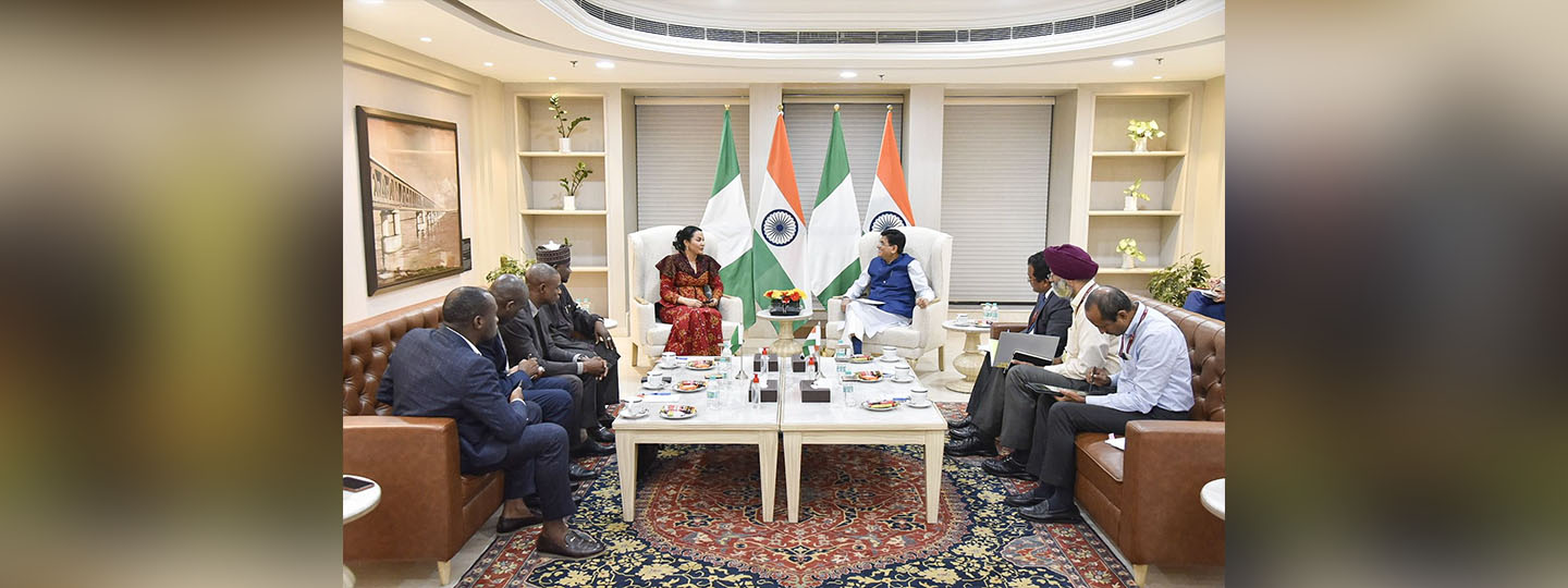  Minister of Commerce & Industry, Consumer Affairs & Food & Public Distribution and Textiles, India held a meeting with Minister of Industry, Trade & Investment, Nigeria on 06 Sept 2023.