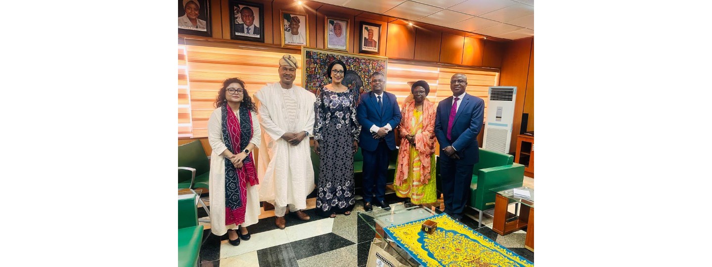 On 12 Nov, HC called on Her Excellency Amb (Mrs.) Bianca Odinaka Odumegwu-Ojukwu, Hon Minister of State for Foreign Affairs, Federal Republic of Nigeria