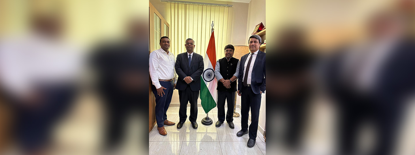 On 16 May 2024, HC met Mr B Sasikumar, Smart Expos & Fairs (India), and Mr V Sivakumar, SapaTec Nigeria, and discussed participation of 50+ Indian companies in Complast Nigeria from 16-18 July 2024 at Lagos.