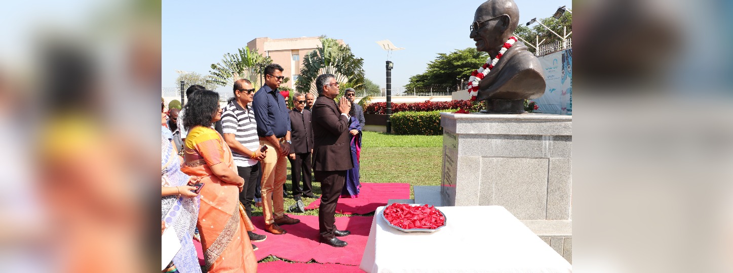 HCI Abuja, celebrated  Gandhi Jayanthi  on 2nd October along with members of the Indian community.