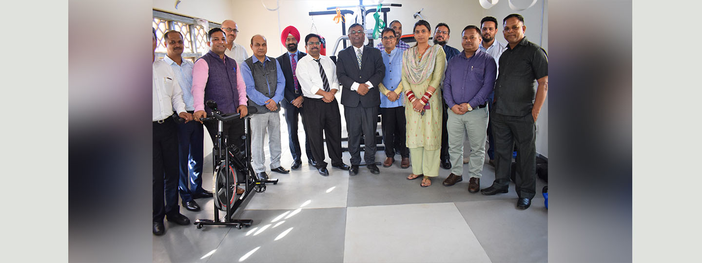  Gym established at the Chancery under welfare scheme of the Ministry. Healthy living under Mission Life on 20 Jun 2023.