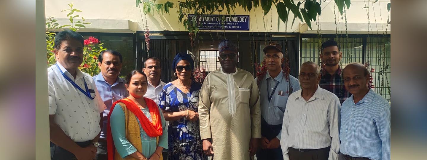  On 27 Nov 2023, Prof. Ibrahim A.Gambari visited the Univ. of Agricultural Sciences in Bangalore.
