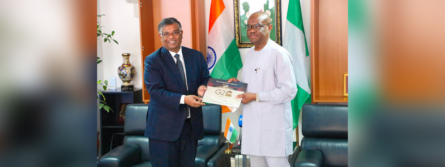 On 26 March 2024, HC met H.E. Mr. Ezenwo Nyesom Wike, Minister, Federal Capital Territory (FCT).