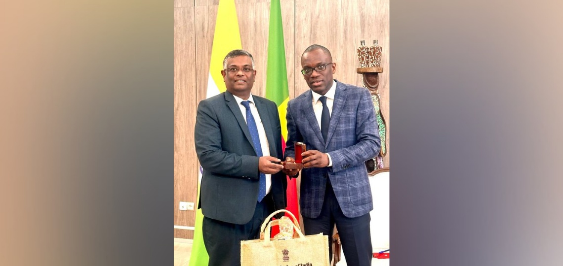 On 2 Aug, Amb called on Foreign Minister of Benin Republic H.E. Olushegun ADJADI BAKARI