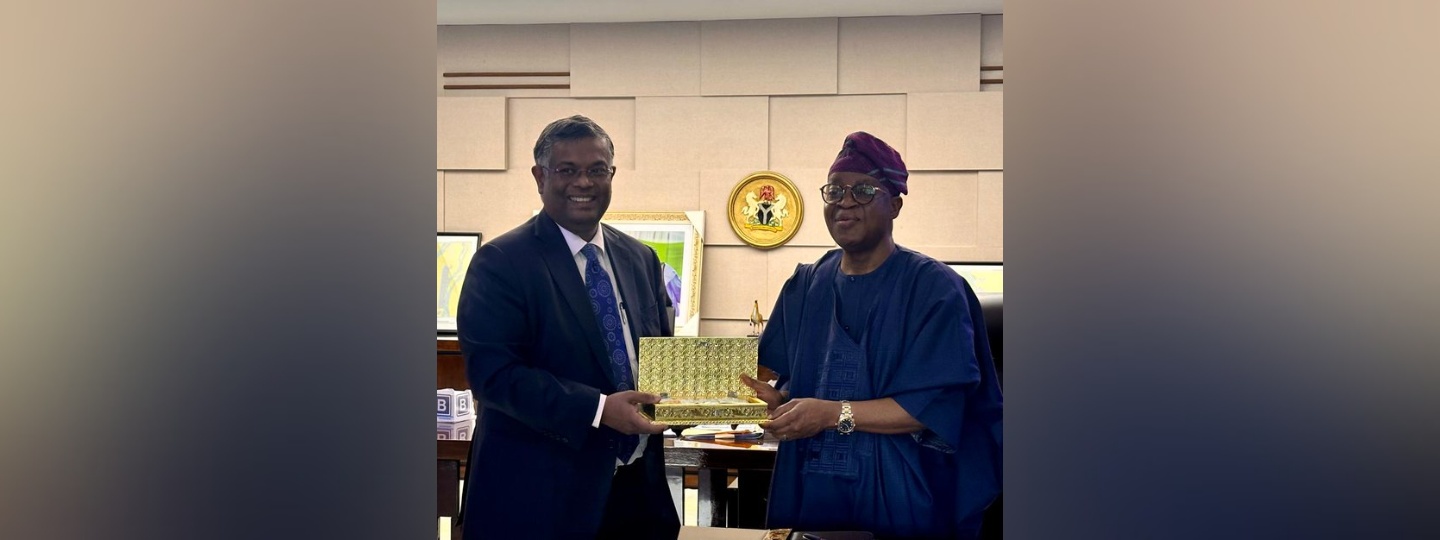 On 25th July, HC called on  the Hon'ble Minister of Marine & Blue Economy H.E. Adegboyega Oyetola