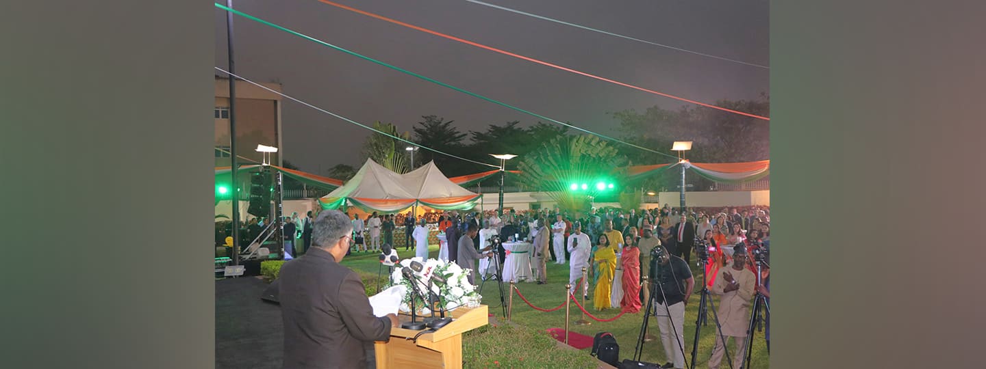  On 26 Jan 2024, High Commission of India, Abuja hosted a reception to celebrate  the 75th Republic Day of India.

