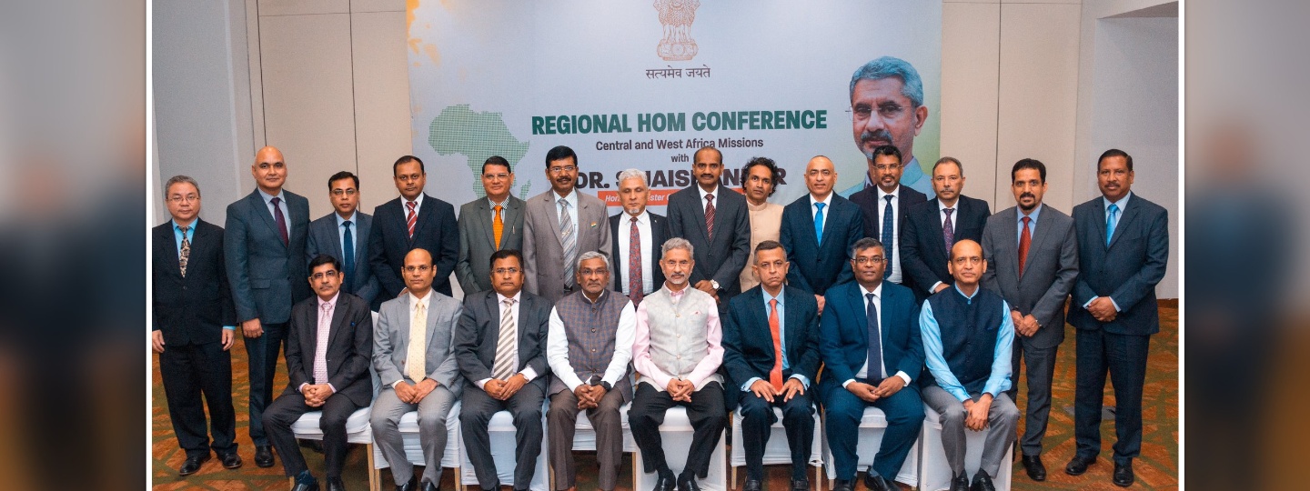  On 21 Jan 2024, Dr. S. Jaishankar, External Affairs Minister of India, Chaired a meeting of India’s Ambassadors in West Africa in Lagos.



