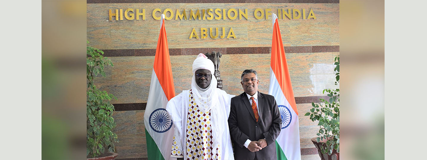  HC G. Balasubramanian met H.H. Dr. Abubakar Abba Tahir, Spokesman for the Fombina Emirate on 11 May 2023.