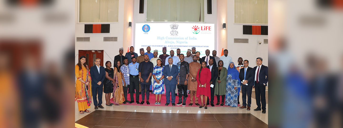  On 04 Jan 2024, High Commission organized a departure orientation programme for 30 Nigerian Law Enforcement officials for the 2nd edition of specialised ITEC training programme on Financial Fraud Investigation at Rashtriya Raksha University, India.