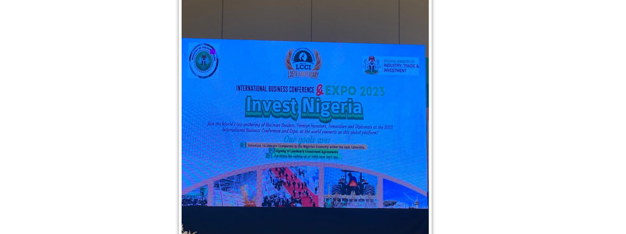  On 29 Aug, HC spoke on India-Nigeria Trade and Investment ties at the LCCI International Business Conference and Expo at Lagos