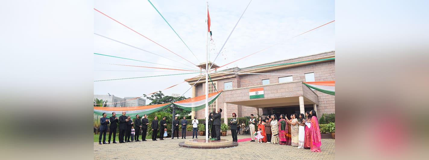  HCI, Abuja celebrated the 77th Independence Day of India and grand finale of Amrit Mahotsav on 15 Aug 2023.