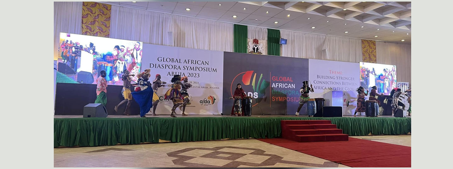 HC presented a goodwill message at the Global African Diaspora Symposium, Abuja, 25 April, 2023