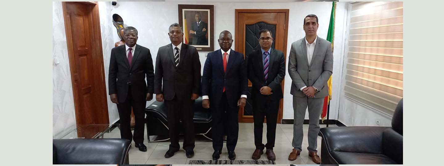  HC G. Balasubramanian met H.E. Dona Jean-Claude HOUSSOU, Minister of Energy of Benin in Cotonou on 15 March, 2023