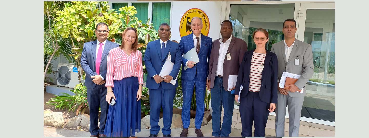  HC G. Balasubramanian met H.E. Michael Derus, Ambassador of Germany, to the Republic of Benin in Cotonou on 14 March, 2023