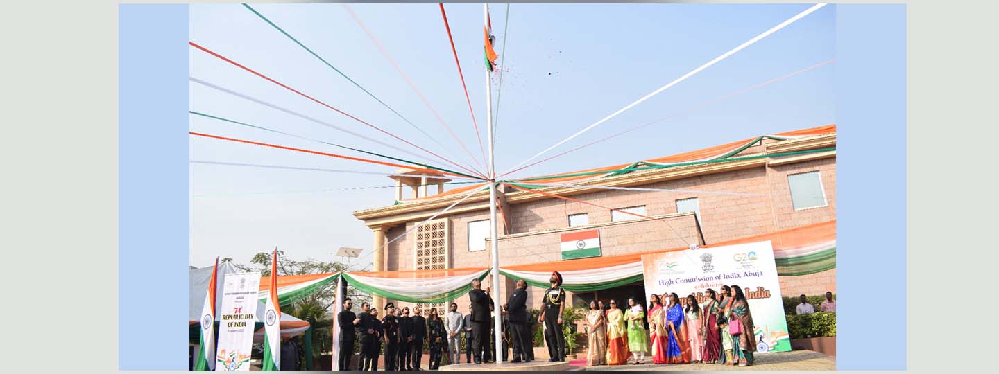  HCI Abuja celebrated 74th Republic Day of India on 26 January, 2023