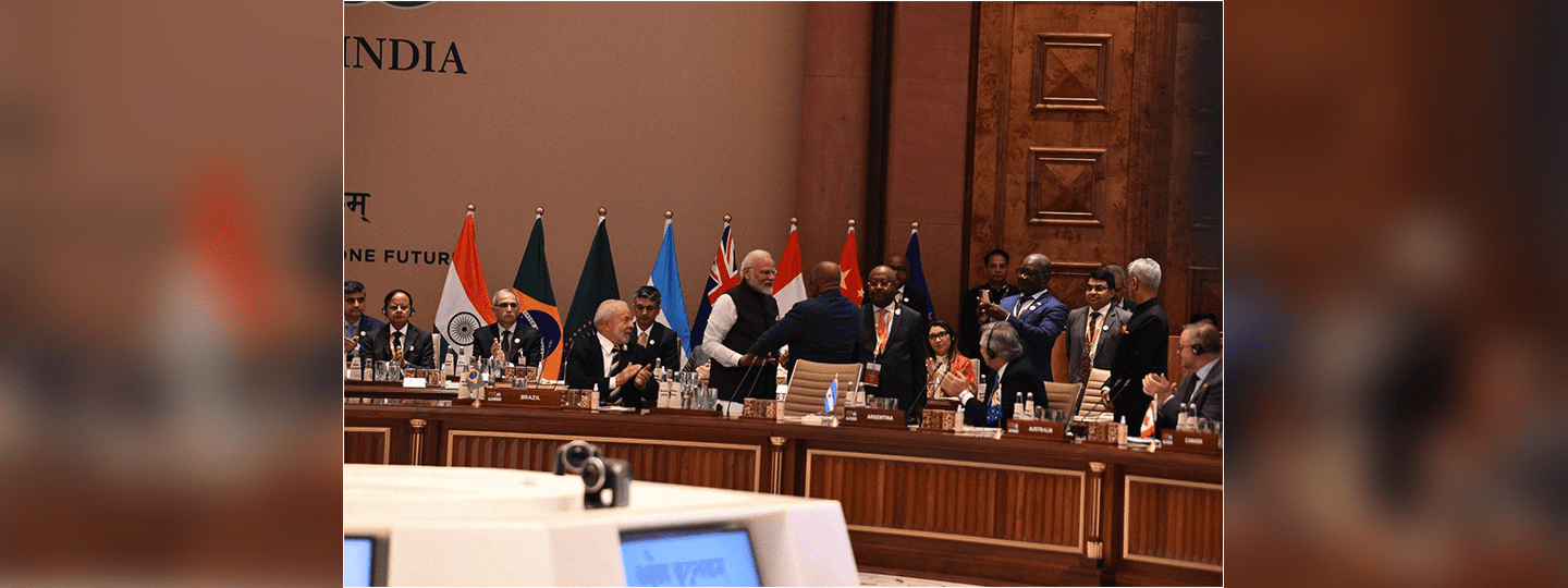  PM Shri Narendra Modi invited President of African Union to join other G20 leaders as AU became a permanent member of the G20 on 09 Sept 2023.