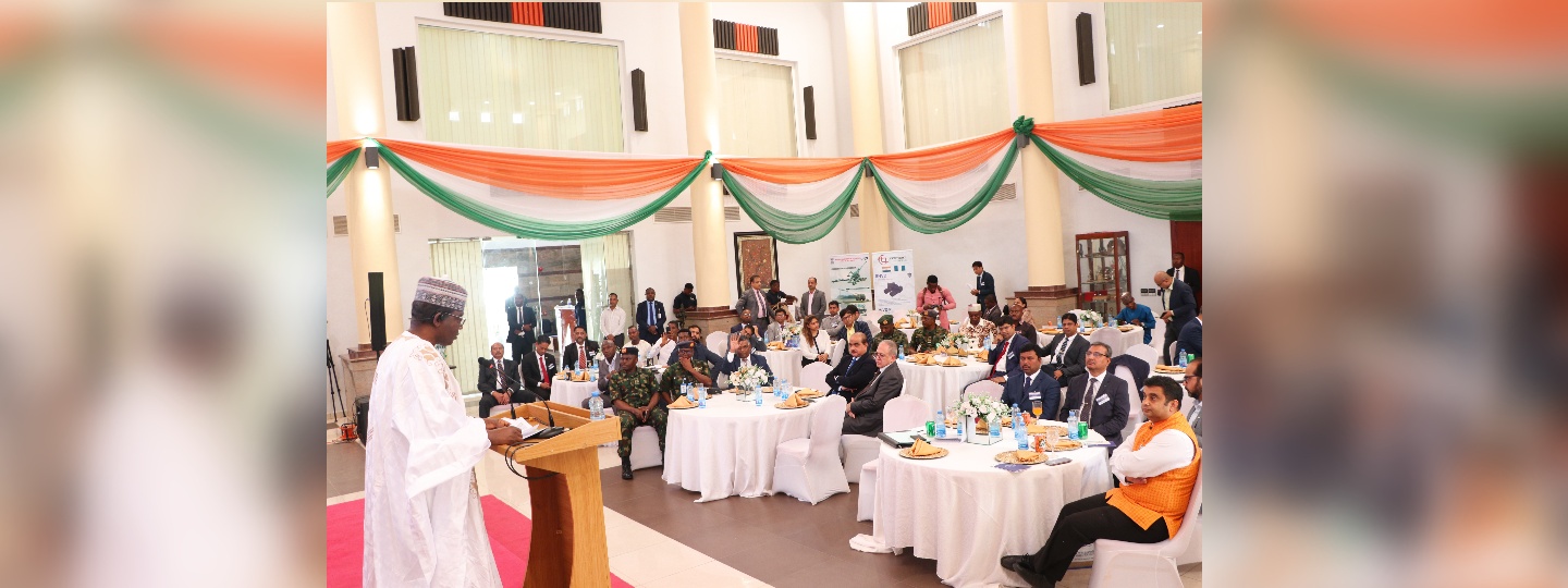 On 07 March 2024, H.E. Dr. Bello Mohammed Matawalle, Minister of State for Defence, Nigeria addressed India-Nigeria Defence Seminar organized by HCI, Abuja